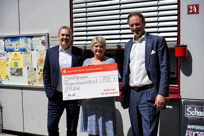 Spendenaktion 2022 für die Projektgruppe Margarethenhütte e.V.