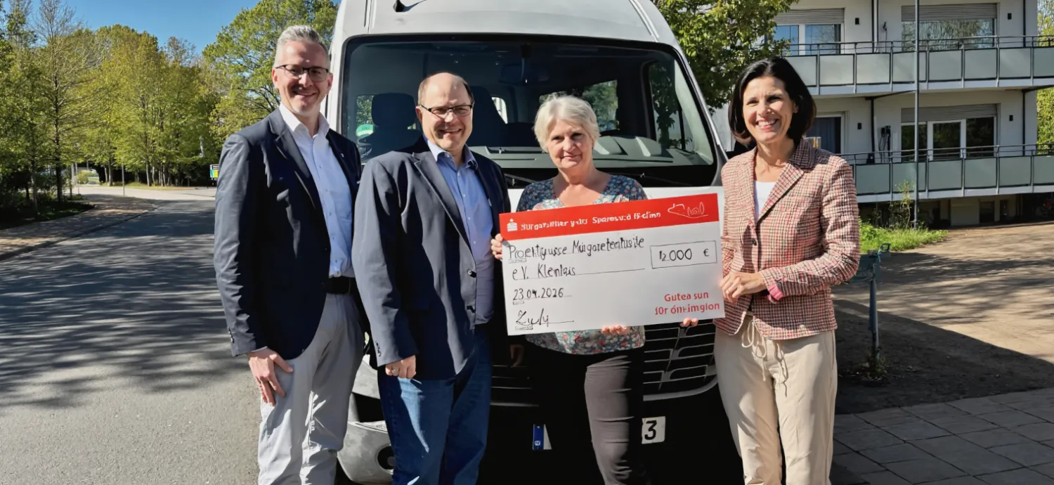Bürgerstiftung der Sparkasse Gießen unterstützt Margarethenhütte e.V.