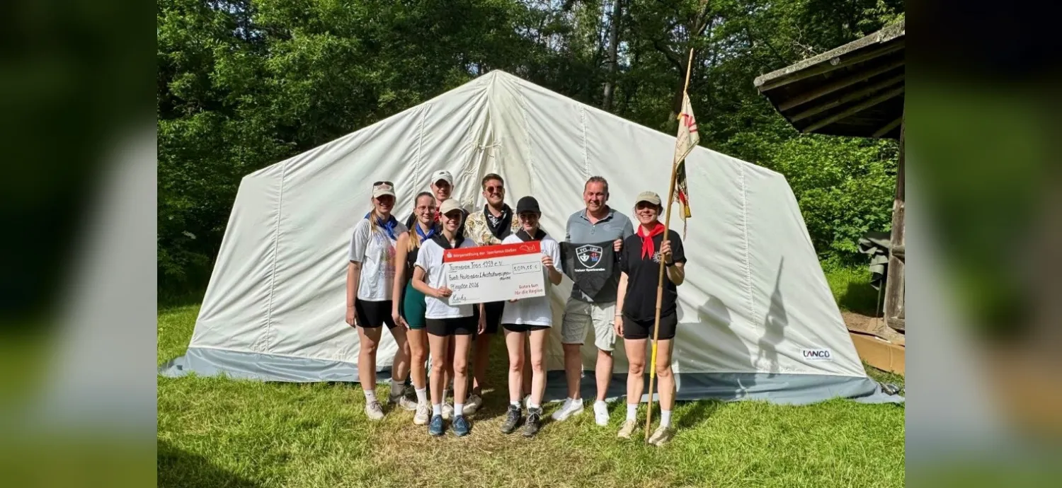 Pfingstzeltlager des Turnvereins Treis unterstützt