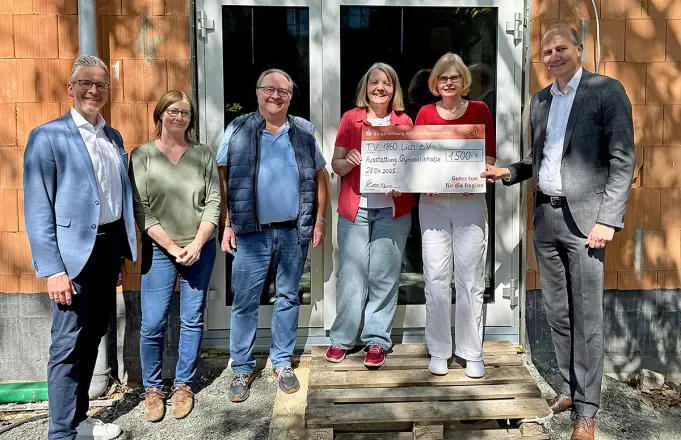 Bürgerstiftung unterstützt den Verein TV 1860 Lich