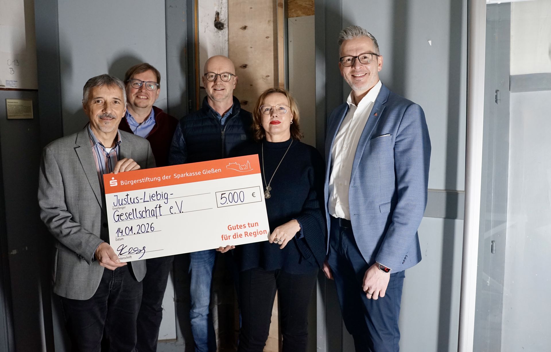 Bürgerstiftung SK Gießen unterstützt Wiederaufbau im Liebig-Museum